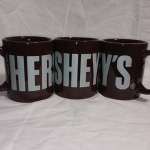 Hersey’s Mugs lot of three